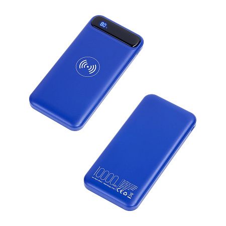 Беспроводное зарядное устройство "Quantum", 10000 mAh с цифровым индикатором заряда