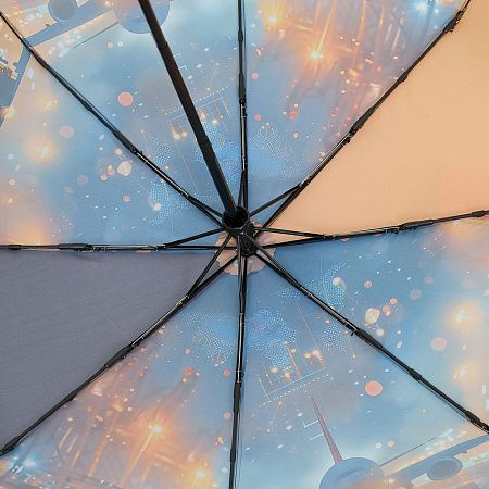 Зонт складной Monsoon с полной запечаткой купола снаружи на заказ