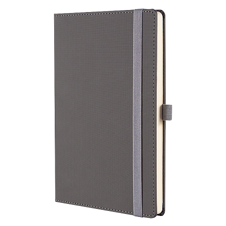 Ежедневник Alfa Note Pasu А5, серый/серый,  недатированный, в твердой обложке