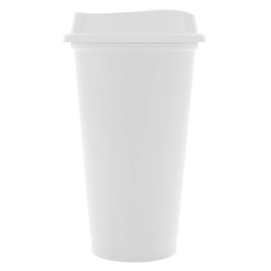 Стакан с крышкой Color Cap White, белый