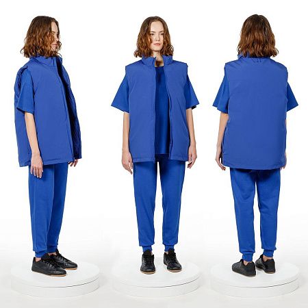 Жилет двусторонний V2, синий, размер XL/2XL