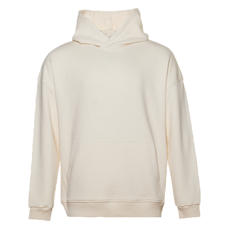 Худи унисекс STAN оверсайз футер без начёса 350, 66, Молочный,  (11)  (56/XXXL)