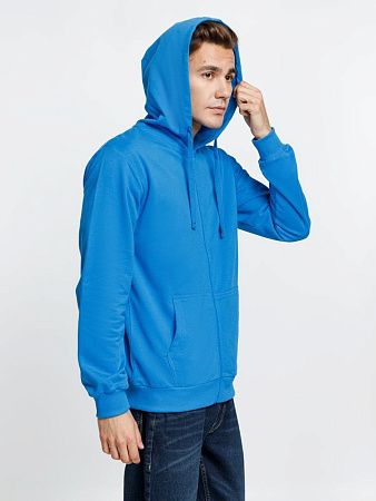 Толстовка на молнии с капюшоном Siverga 2.0, бирюзовая, размер 4XL