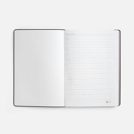 Ежедневник Nebraska Flex, недатированный, красный с золотистым