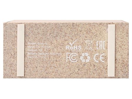 Портативная колонка «Wheatty» из пшеничной соломы