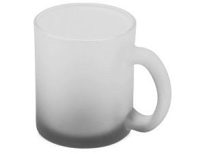 Стеклянная матовая кружка с градиентом для сублимации «Омбре»