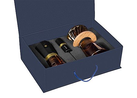 Набор подарочный Solution Prestige Trio (кофемолка, чайник с воронкой, вспениватель для молока)