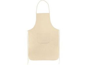 Хлопковый фартук с карманом «Bakery», цвет: бежевый