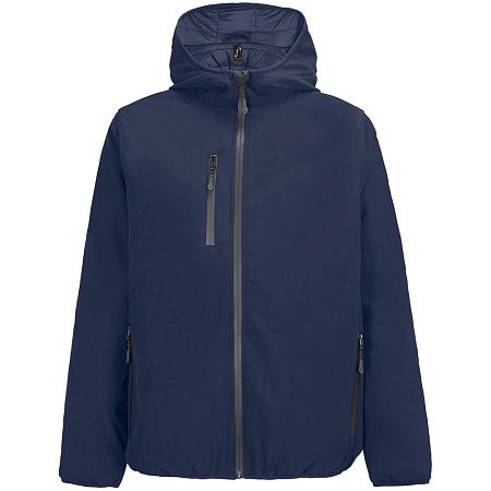 Куртка софтшелл с капюшоном мужская Falcon Men, синяя, размер L
