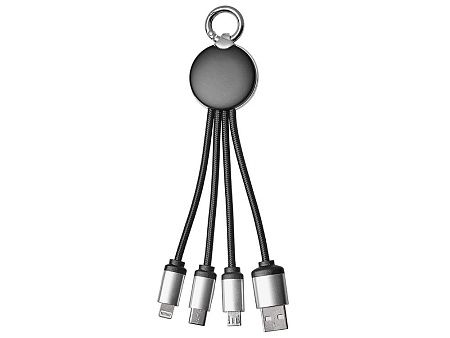 Зарядный кабель 3-в-1 с подсветкой лого «Ion mini»