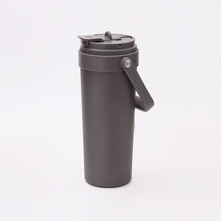 Термокружка вакуумная Solo, серая