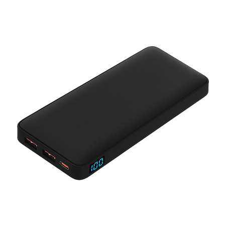 Внешний аккумулятор с подсветкой Ancor PD Plus 10000 mAh, черный