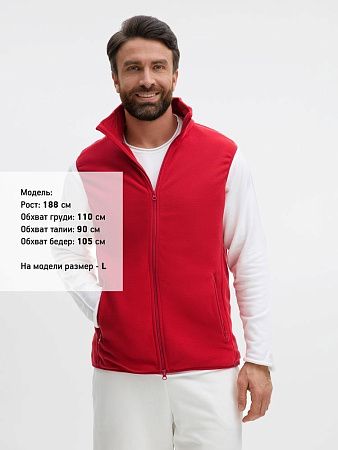 Жилет флисовый унисекс Ben Mac, красный, размер S