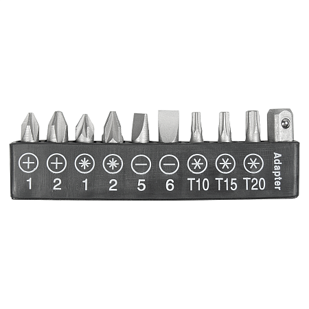 Набор инструментов Tools Wheel, 25 инструментов, серебристо-черное, в пластиковом футляре