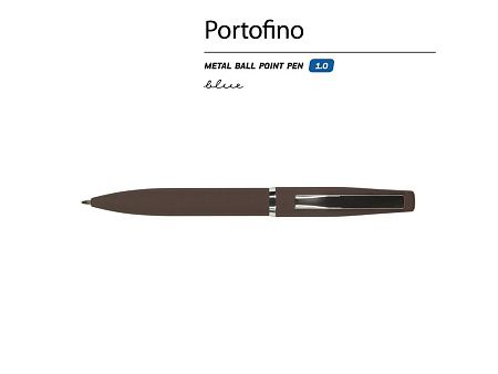 Ручка металлическая шариковая «Portofino», софт-тач