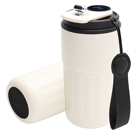 Термокружка Ashly To Go, белая/чёрная