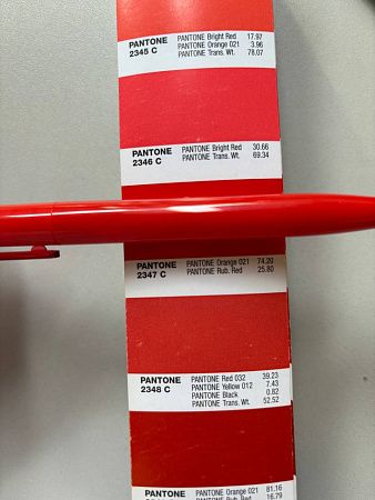 Ручка шариковая, пластиковая, красная, Martini