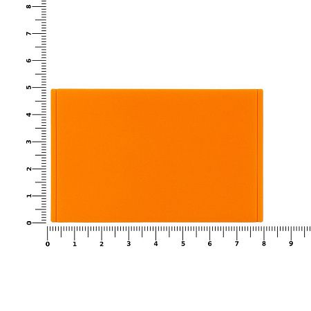 Лейбл из ПВХ Dzeta, ХL, оранжевый неон