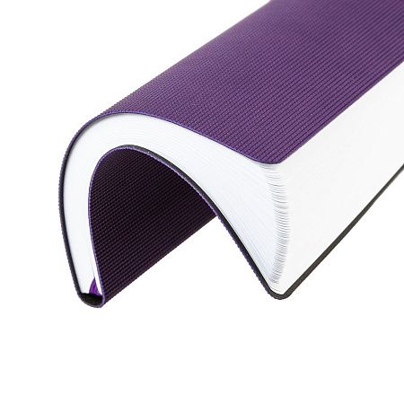 Ежедневник Knit, недатированный, фиолетовый