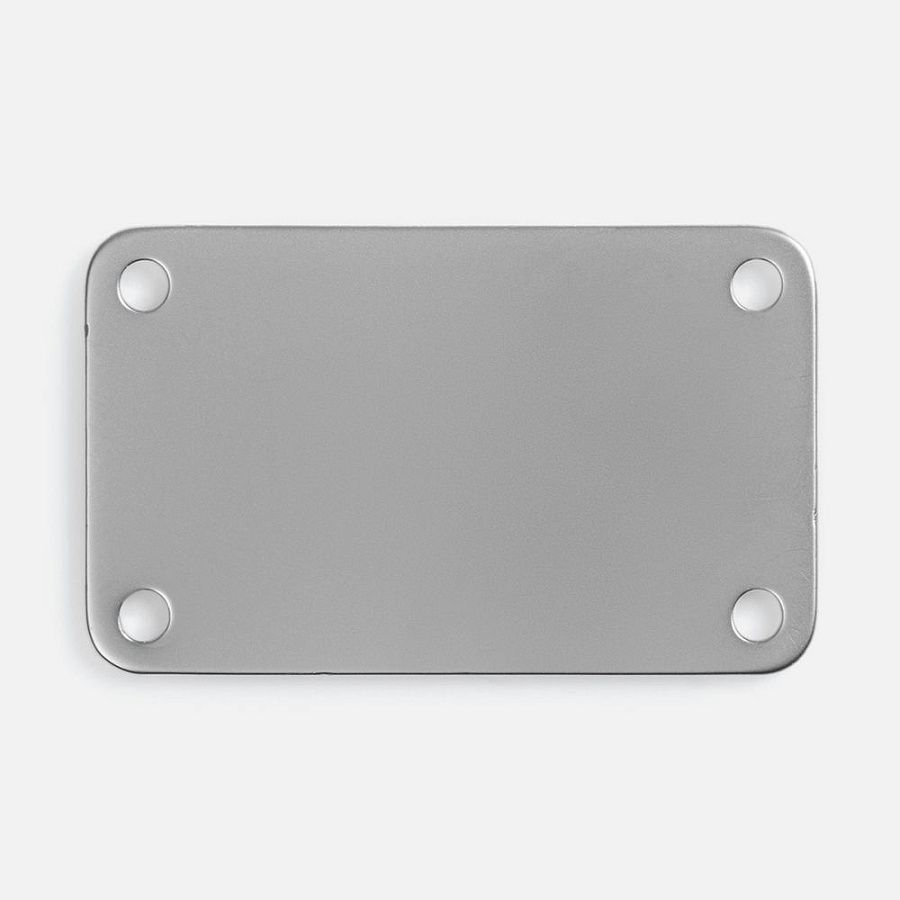 Шильдик металлический Furo, серебристый