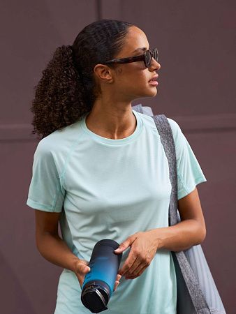 Футболка спортивная женская Vortex Women, ярко-бирюзовая, размер S