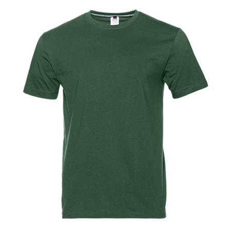 Футболка унисекс без бокового шва STAN хлопок 160, 02, Тёмно-зелёный,  (130)  (56/XXXL)