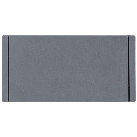 Лейбл из ПВХ Dzeta, XS, серый