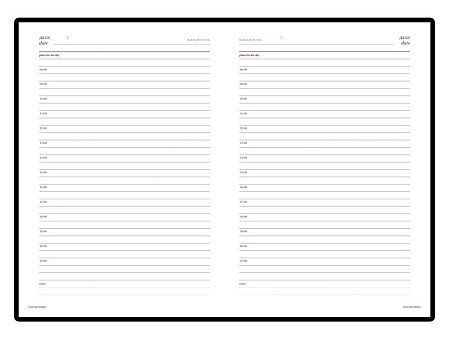 Ежедневник недатированный А5 «Sidney Nebraska» с белым срезом