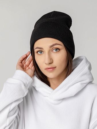 Шапка Real Rib, красно-оранжевая