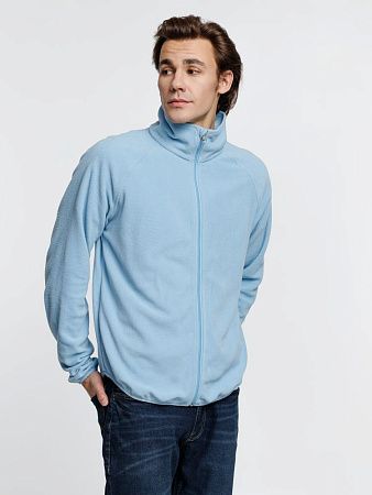 Куртка флисовая унисекс Fliska, голубая, размер XL/2XL