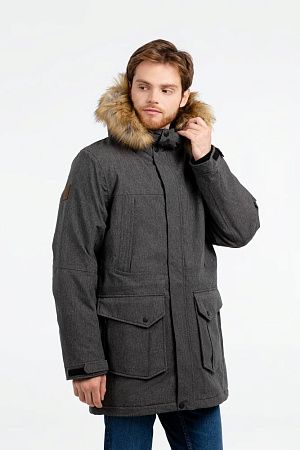 Парка мужская Explorer, серый меланж, размер XL