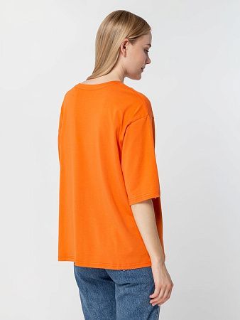 Футболка унисекс оверсайз Street Vibes, оранжевая, размер XL/2XL