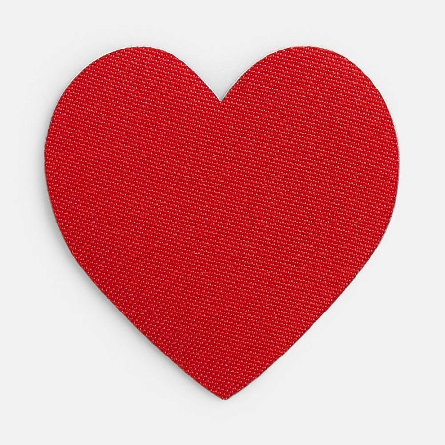 Наклейка тканевая Lunga Cor, M, красная