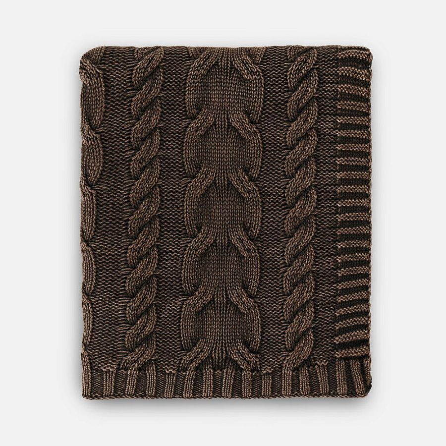 Плед Hygge, коричневый