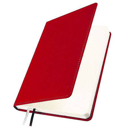 Ежедневник City Soft А5, красный, недатированный, в твердой обложке с поролоном