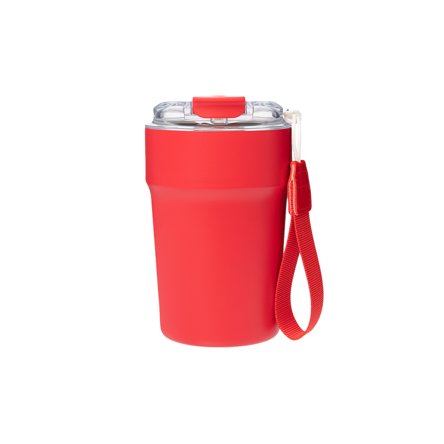 Термокружка вакуумная Монако (Monaco), красная