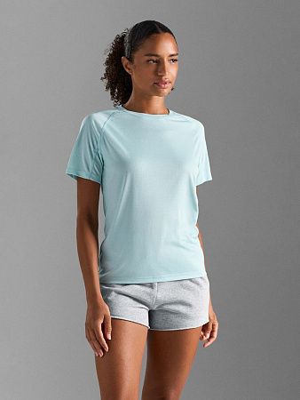 Футболка спортивная женская Vortex Women, зелено-голубая, размер XS