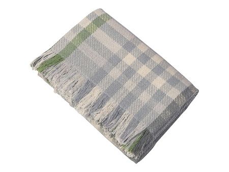 Плед «Liner» хлопковый с бахромой