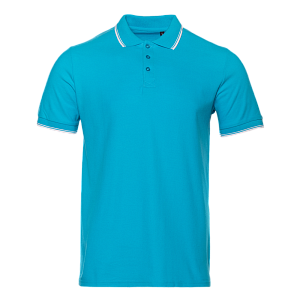 Рубашка поло мужская STAN с окантовкой хлопок/полиэстер 185, 04T под нанесение