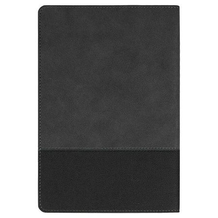 Ежедневник Flexy Treviso Nuba Sand Color А5, серый/черный, недатированный, в гибкой обложке