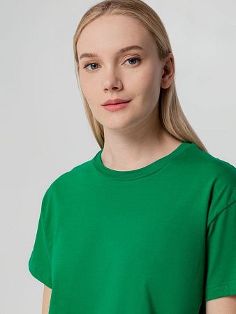 Футболка унисекс T-bolka 140, темно-зеленая, размер L