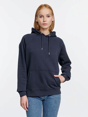 Толстовка унисекс Stellar, темно-синяя, размер M