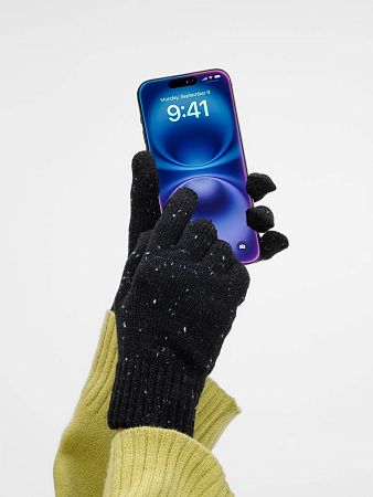 Перчатки сенсорные Spotti Senso, черные, размер L/XL