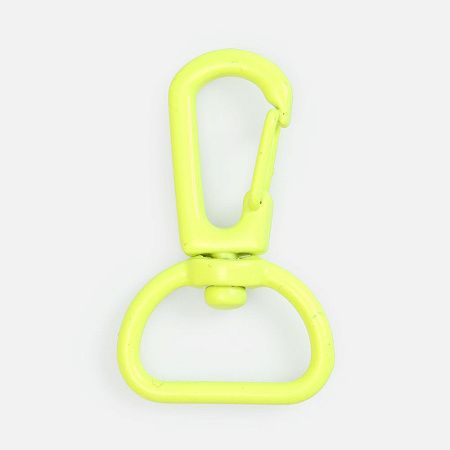Застежка-карабин Snap Hook, M, желтый неон