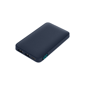 Внешний аккумулятор с подсветкой Анкор (Ancor) 5000 mAh, синий