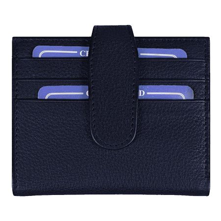 Держатель банковских карт Leather Road, тёмно-синий