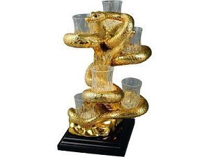 Набор «За ваше здоровье», цвет: золотой, прозрачный, коричневый