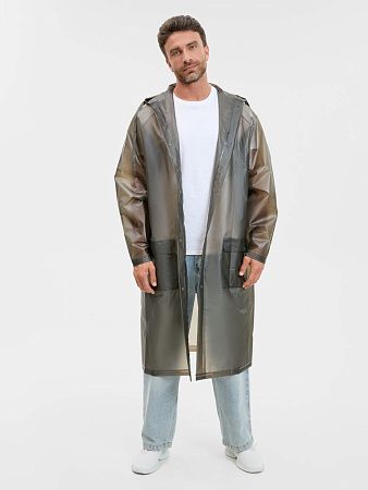 Дождевик RainDrop, серый, размер M/L