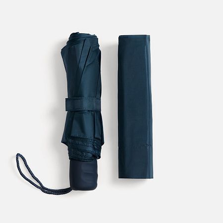 Зонт складной Basic, темно-синий