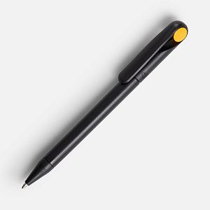 Ручка шариковая Prodir DS1 TMM Dot, черная с желтым